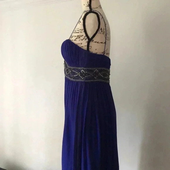 Aidan Mattox blue cocktail dress - Picture 3 of 8